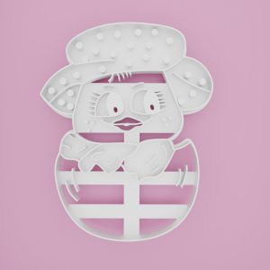 Chick-in-a-shell-cookie-cutter