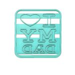 Fathers Day 5 Cookie Cutter