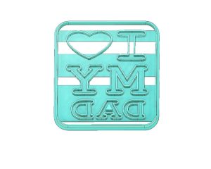Fathers Day 5 Cookie Cutter